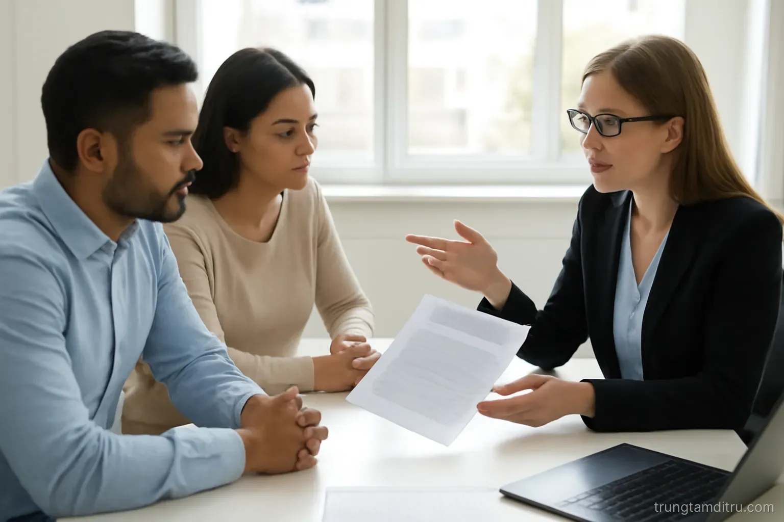 Đọc hợp đồng dịch vụ di trú trong ba mươi phút